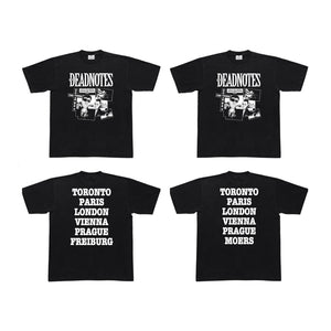 ***pre-order*** THE DEADNOTES: SHIRT 'I'M STILL TOO YOUNG TO DIE ROCK 'N' ROLL SAVIOUR CANADA/UK/EUROPE 2025'